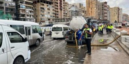 جهود مكثفة لأجهزة وزارة الداخلية لمواجهة تداعيات سوء الأحوال الجوية بمحافظة الإسكندرية