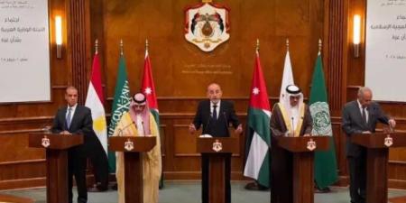 أبرز ما ورد في مؤتمر اللجنة العربية بشأن غزة بعد منعها من دخول الضفة الغربية