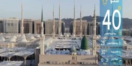 حالة الطقس في الطرق المؤدية من المدينة إلى مكة والمشاعر المقدسة