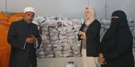 لحوم ومواد غذائية للمستحقين في عيد الأضحى بالإسماعيلية