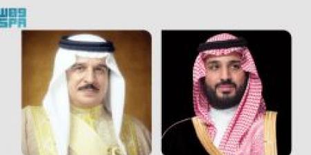ولي العهد يتلقى اتصالًا هاتفيًا من ملك البحرين هنأه فيه بعيد الأضحى المبارك