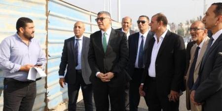 المحافظ يتفقد تطوير ميدان الرماية والطرق المؤدية للمتحف الكبير