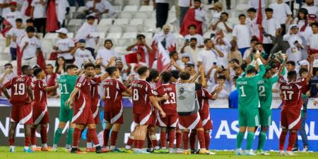 قطر يضمن الملحق بفوزه على ايران 1-0 المنتخب القطري إلى الدور الرابع