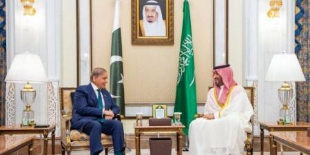 ولي العهد ورئيس الوزراء الباكستاني يستعرضان العلاقات التاريخية وآفاق التعاون الثنائي
