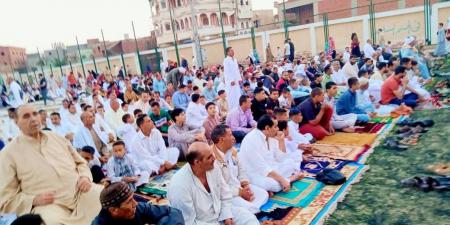 الآلاف أدوا صلاة عيد الأضحى بساحات ومراكز شباب كفرالشيخ..صور