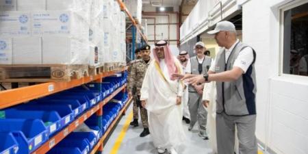 نائب أمير مكة يطلع على آليات العمل اللوجستي في نوبكو
