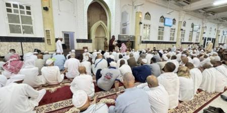 الشؤون الإسلامية تنظِّم محاضرتين توعويتين في مسجد الخيف بمشعر منى