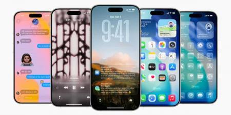آبل تكشف رسميًا عن iOS 26 .. تصميم جديد وتحديثات واسعة