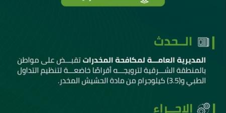 القبض على شخص بالشرقية لترويجه مواد مخدرة