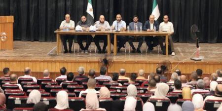 مديرية التربية والتعليم في حماة تبحث مع مديريتي الصحة والنقل تأمين متطلبات إنجاح الامتحانات العامة