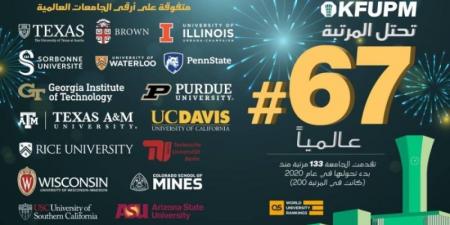 جامعة الملك فهد للبترول والمعادن ضمن أفضل 100 جامعة عالميًا