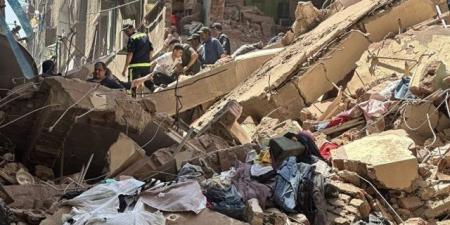 النيابة العامة تباشر التحقيق في واقعة انهيار عقارين بمنطقة حدائق القبة