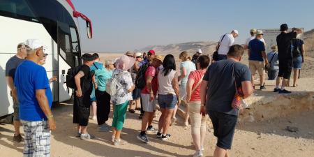 . توافد الوفود الأجنبية على معالم المنيا الأثرية