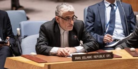 مندوب إيران بمجلس الأمن: تزايد الأدلة على تورط واشنطن في الحرب
