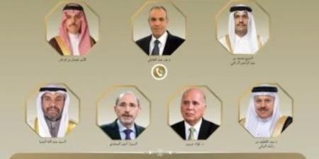 وزير الخارجية يجرى اتصالات مع نظرائه فى قطر والسعودية والبحرين والكويت والعراق والأردن