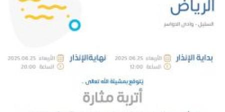 حالة الطقس غدًا في الرياض: الإنذار الأصفر في السليل ووادي الدواسر