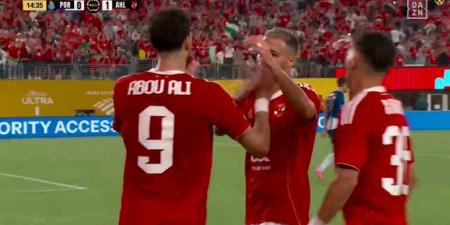 الأهلي ضد بورتو .. شاهد وسام أبو علي يسجل الأول للأهلي