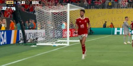 الأهلي ضد بورتو .. شاهد وسام أبو على يعيد التقدم للأهلى 2 / 1