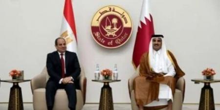 الرئيس السيسى يشيد بكفاءة الدفاع الجوي القطرى فى التصدى للهجوم الإيرانى