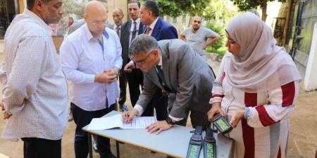 محافظ الجيزة يتفقد لجان الثانوية العامة بأبو النمرس والحوامدية
