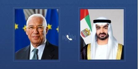 محمد بن زايد ورئيس المجلس الأوروبي يبحثان هاتفياً سبل تعزيز العلاقات والتطورات الإقليمية