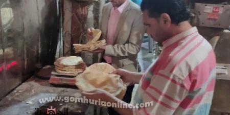حملات تموينية على مخابز واسواق 7 مراكز بالبحيرة