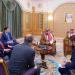 بمشاركة أردوغان هاتفيًا.. شاهد: لقاء ‎ولي العهد وترامب والرئيس السوري أحمد الشرع في الرياض