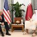 أمير قطر وترامب: نعمل معا لإحلال السلام في المنطقة