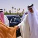 أمير قطر يغادر الرياض