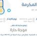 حالة الطقس اليوم في مكة المكرمة: الإنذار الأصفر في ثول وجدة وخليص ورابغ