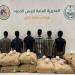 القبض على (6) مخالفين لتهريبهم (200) كجم من القات بـالدائر