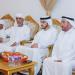 محمد بن راشد بن محمد يقدم واجب العزاء في وفاة عيسى علي بن بدر العليلي