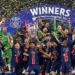 مراسم تتويج باريس سان جيرمان بلقب دورى أبطال أوروبا 2025.. فيديو