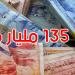 وزارة المالية: قائم الدين العمومي يتجاوز 135 مليار دينار نهاية مارس