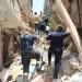 استخراج ١٣ ناجيا ومصرع اثنين فى حادث انهيار عقارين بحدائق القبة