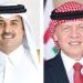 العاهل الأردني يجري اتصالًا هاتفيًا مع أمير دولة قطر