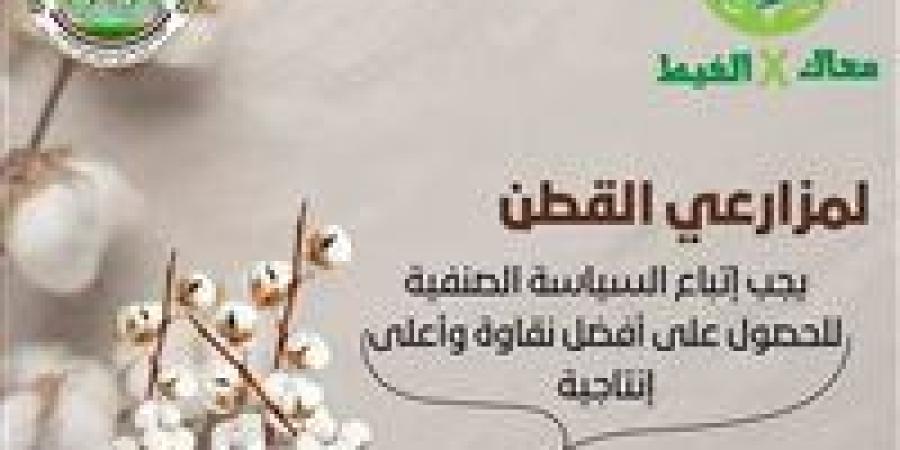 إطلاق حملة تقدم نصائح هامة لمزارعي القطن في بداية موسم الزراعة