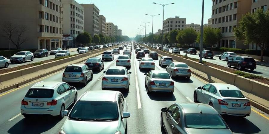 ازدحامات وحركة مرورية نشطة في مداخل ومخارج العاصمة