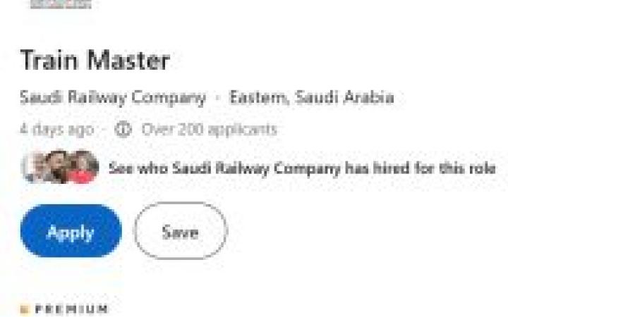 وظائف جديدة في الشركة السعودية للخطوط الحديدية سار في عدد من المدن حول المملكة .. التفاصيل من هنا