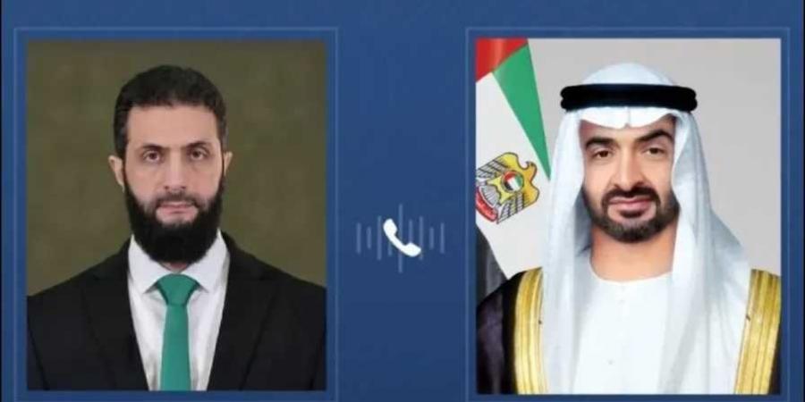 ما تفاصيل الاتصال الهاتفي بين محمد بن زايد والرئيس السوري أحمد الشرع؟