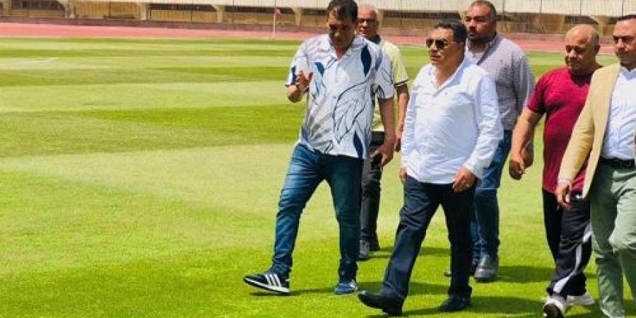 المحافظ يتابع انتهاء أعمال المرحلة الأولى من تطوير استاد المنصورة