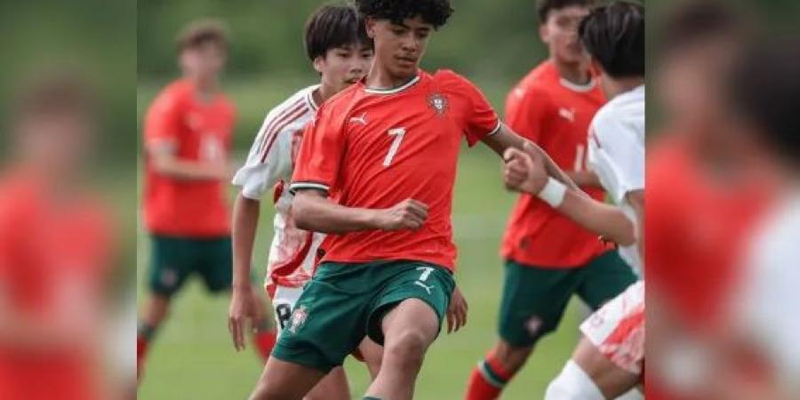 شاهد.. أداء كارثي لابن رونالدو في مباراته الأولى مع البرتغال