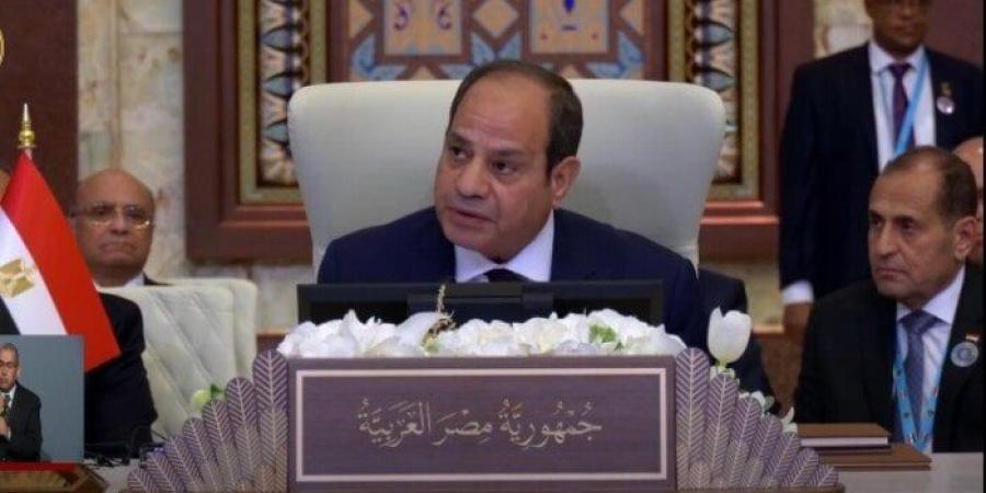 كلمة الرئيس السيسي أمام القمة العربية.. صفعة مدوّية على وجه المطبّعين