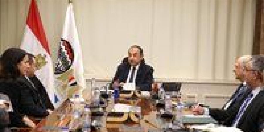 وزير قطاع الأعمال العام يلتقي وفدًا من "بريتش بتروليوم" لمتابعة خطوات إعادة تشغيل مصنع الأنود بالعين السخنة