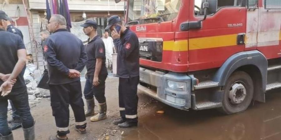 النيابة العامة تباشر التحقيق في حريق ورشة ميكانيكا بالعمرانية