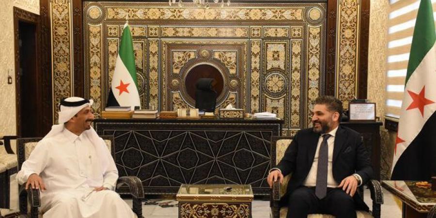 وزير الثقافة يبحث مع السفير القطري سبل تعزيز التعاون وإحياء المكتبة الظاهرية بدمشق