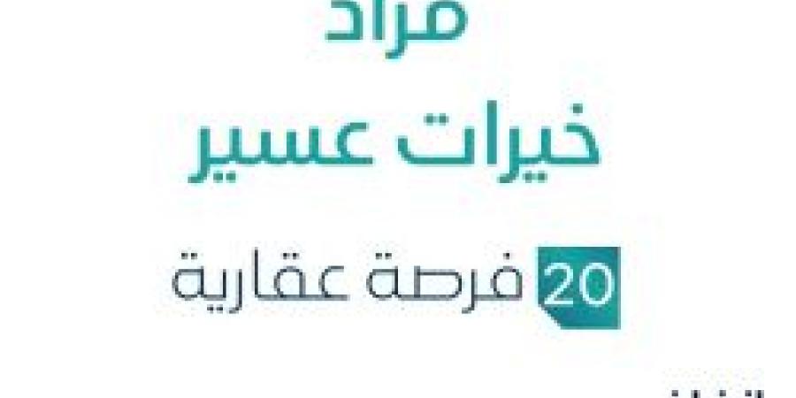 20 فرصة عقارية .. مزاد خيرات عسير في السوق العقاري السعودي