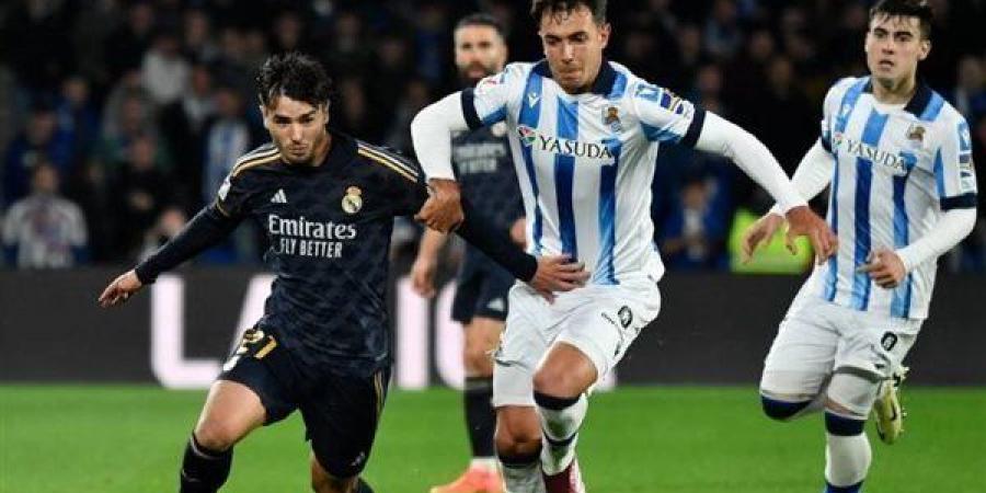 موعد مباراة ريال مدريد وريال سوسيداد في الدوري الإسباني والقنوات الناقلة والتشكيل المتوقع