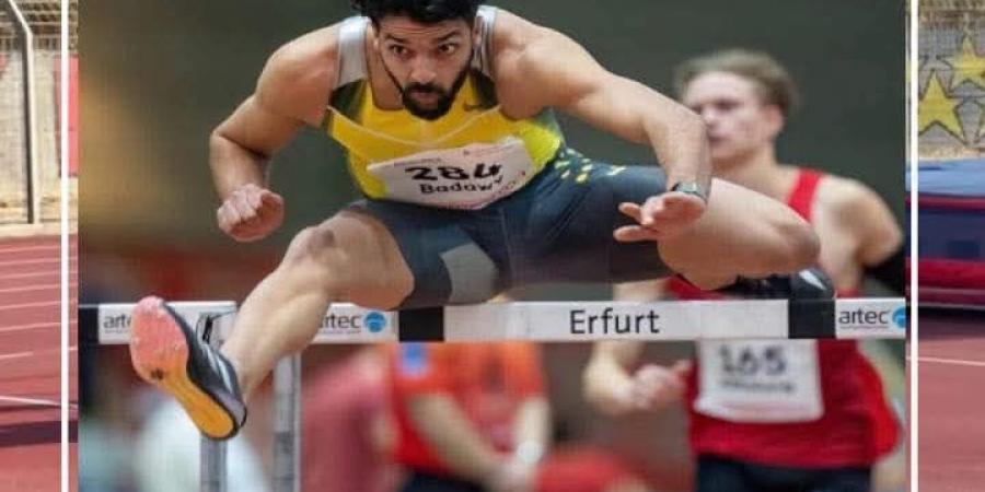 يوسف بدوي يقتنص فضية سباق ١١٠ متر حواجز فى قبرص