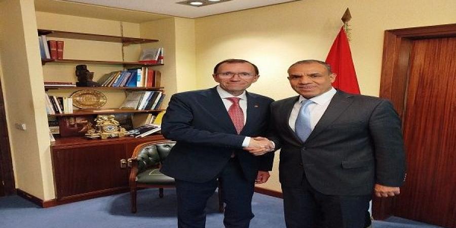  وزير الخارجية والهجرة يلتقى مع وزير الخارجية النرويجي